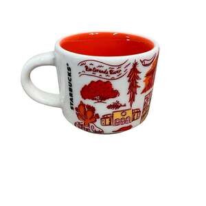 STARBUCKS New Mexico Been There Series Mini Mug 2oz Demitasse Cup Orange Travel